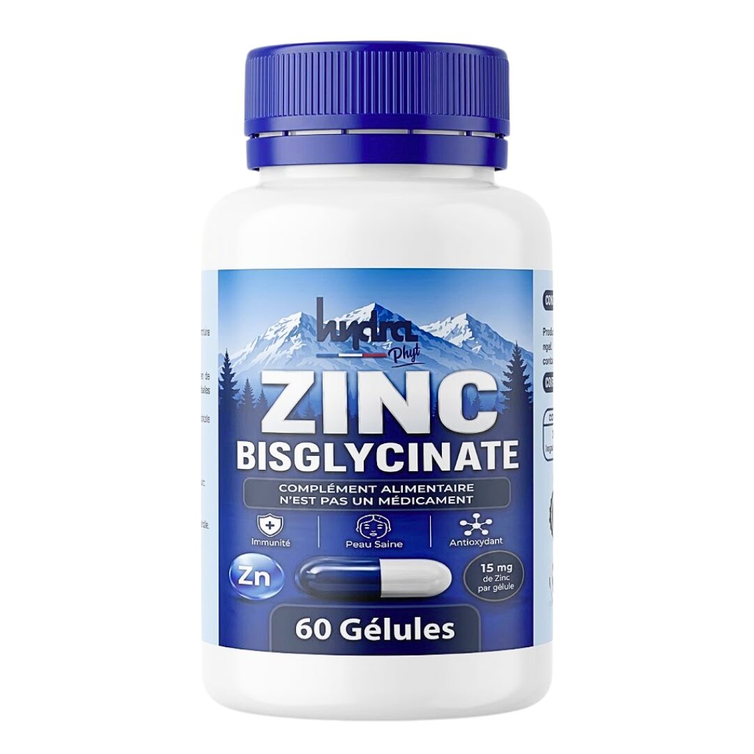Hydra Plus Zinc Bisglycinate 15mg 60 Gelules 1 Hydra Plus Zinc Bisglycinate 15mg 60 Gelules
