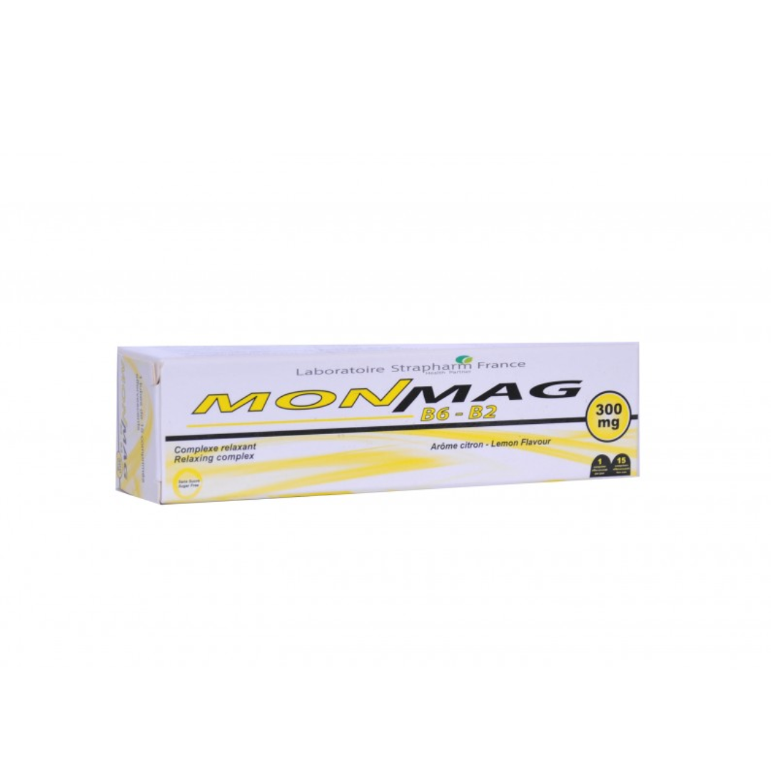 MonMag Citron 300mg 15 Comprimes