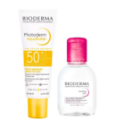 Bioderma Photoderm Aquafluide spf50 Invisible 40ml+Sensibio H2o 100ml Pack