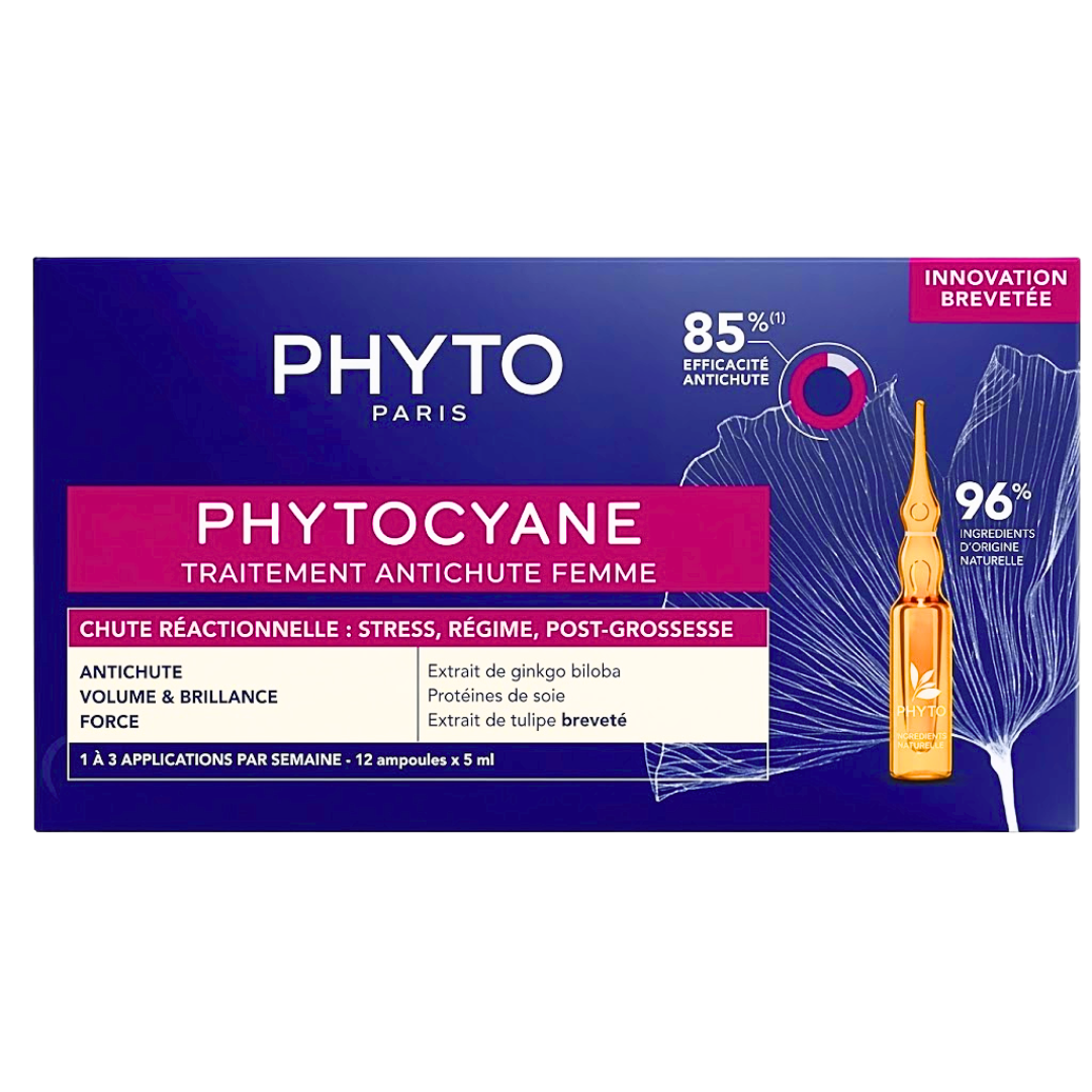 Phyto Phytocyane Traitement Antichute Femme 12x5ml