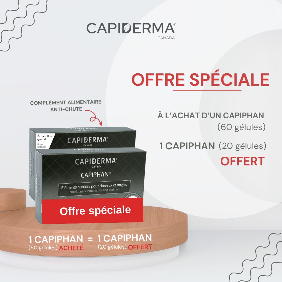 Capiderma Capiphan ongles & cheveux 60capsules = Capiphan 20 Gelules Offert