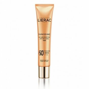 LIERAC SUNISSIME  FLUIDE PROTECTEUR DORE ANTI-AGE GLOBAL SPF50+ 40ML