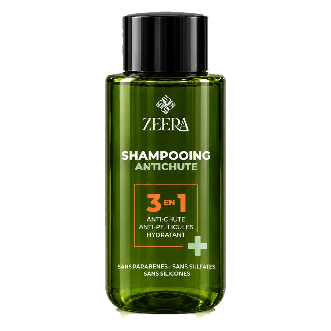 Zeera Shampoing Anti-Chute 3en1 1 Zeera Shampoing Anti-Chute 3en1