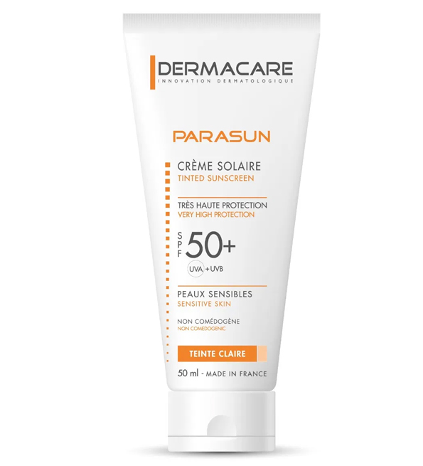 Dermacare - Parasun Crème solaire Teinte Claire Très haute protection SPF50+ - 50 ml