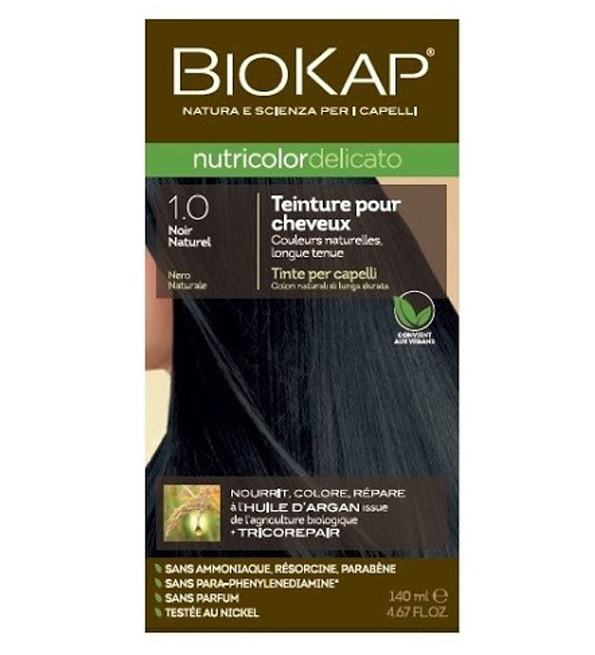 Biokap - Nutricolor Delicato 1.0 Noir naturel