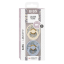 Bibs 2 Sucettes Colour Round Eloise Dusty Blue Mix Size 2 +6mois