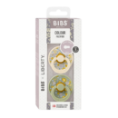 Bibs 2 Sucettes Colour Round Eloise Sage Mix Size 2 +6mois