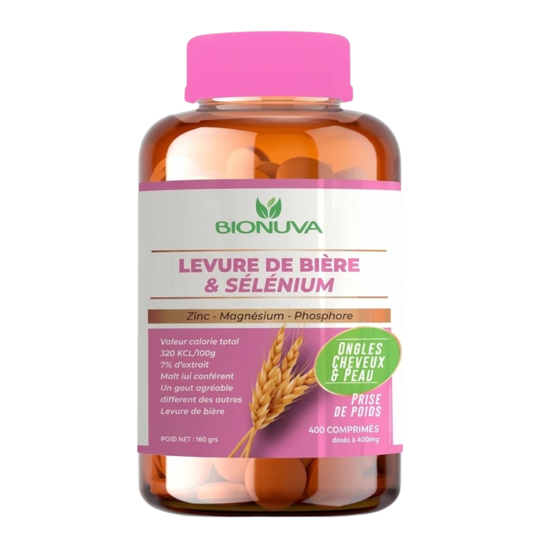 Bionuva Levure De Biere & Selenium 400 Comprimes 1 Bionuva Levure De Biere & Selenium 400 Comprimes