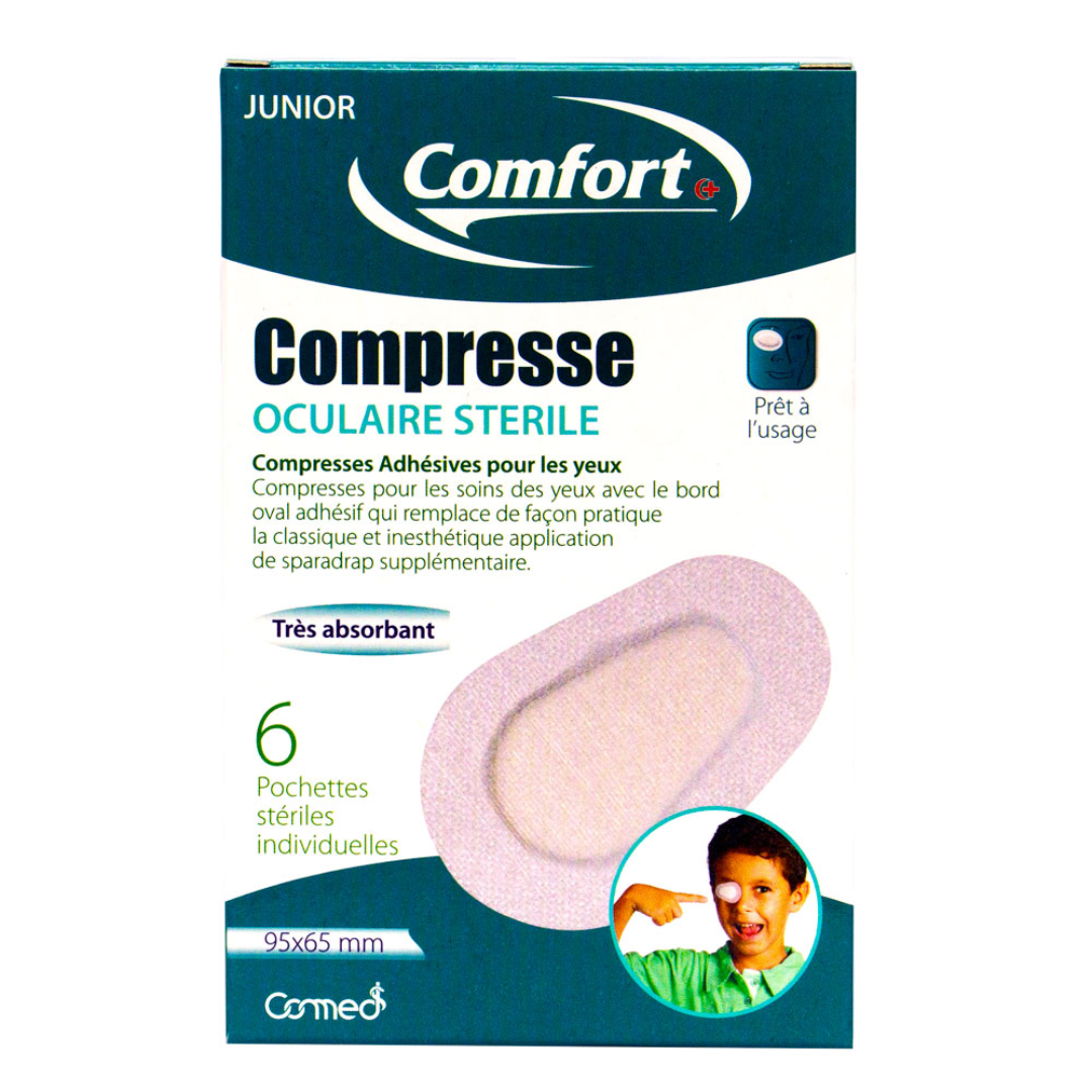 Comfort Compresse Oculaire Junior 6 Pieces