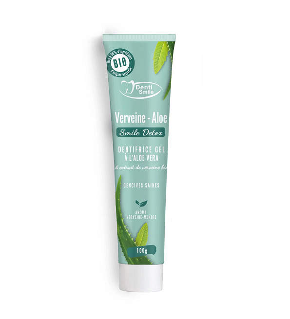 Denti Smile DENTIFRICE GEL VERVEINE-ALOE 100g 1 Denti Smile DENTIFRICE GEL VERVEINE-ALOE 100g