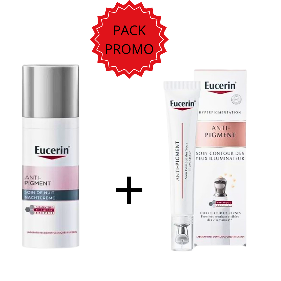 Eucerin Anti-Pigment Soin Nuit 40ml+Anti-Pigment Contour Yeux 15ml Pack