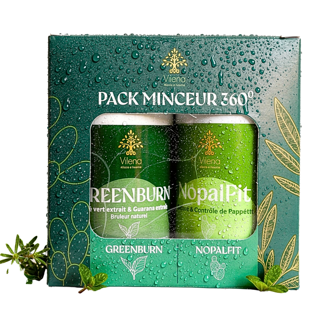 Vilena Minceur 360° GreenBurn 60Gelules+Nopalfit 90Gelules