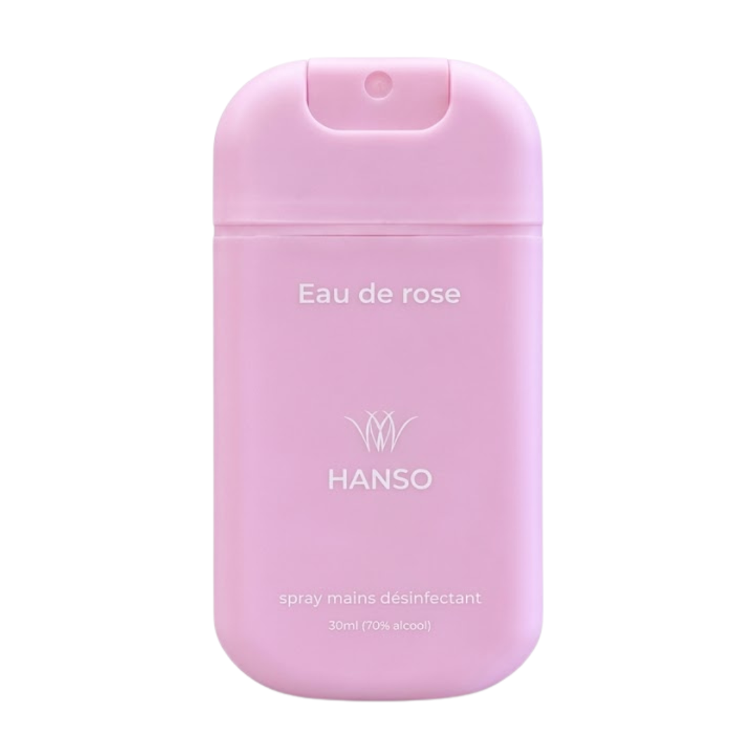 HANSO Spray Mains Desinfectant Eau De Rose 30ml