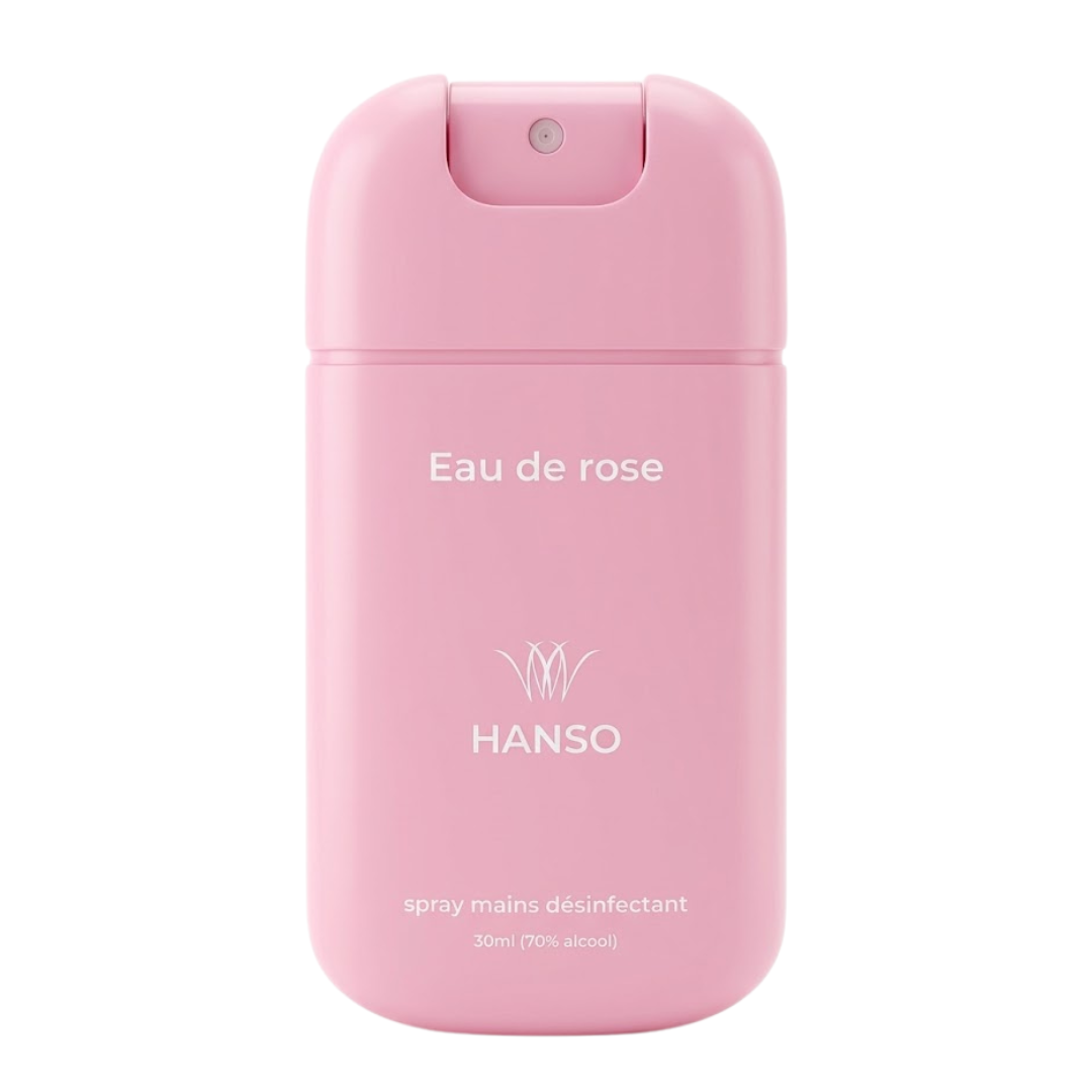 HANSO Spray Mains Desinfectant Eau De Rose 30ml