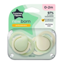 Tommee Tippee 2 Sucettes Newborn Boy 0-2mois