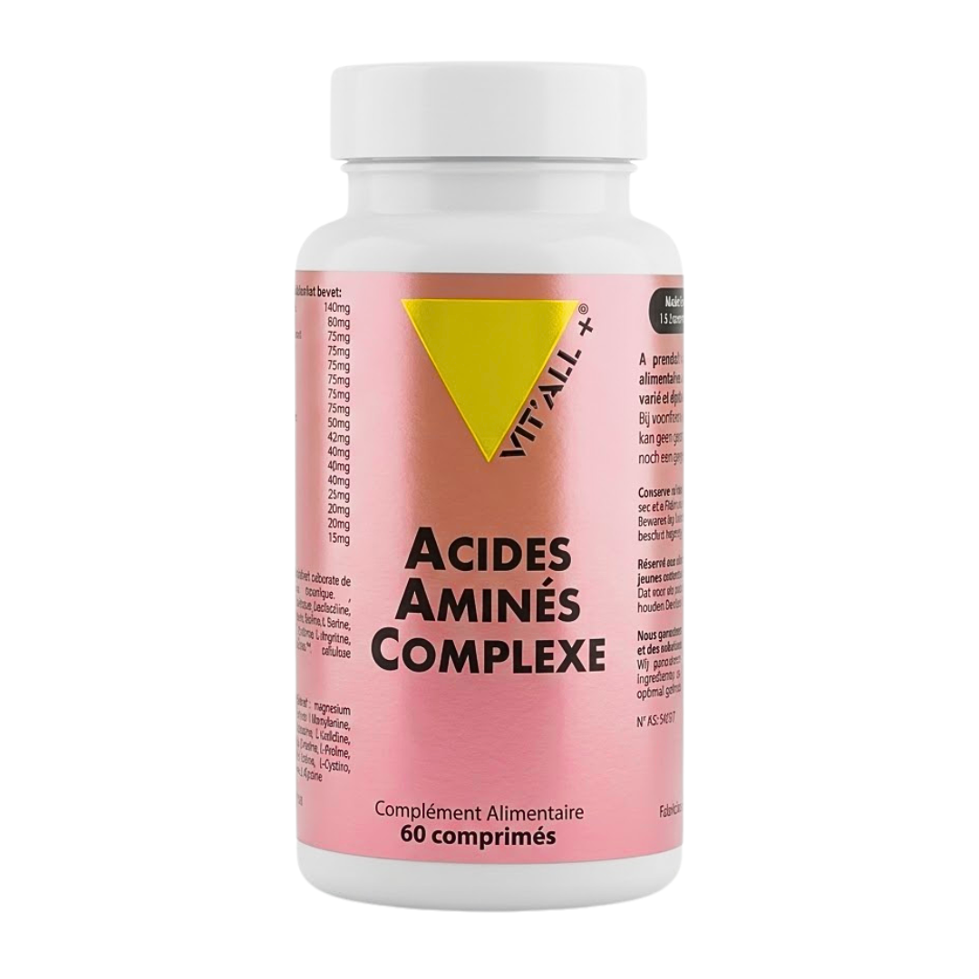 Vit'all Plus Acides Amines Complexe 60 Comprimes 1 Vit'all Plus Acides Amines Complexe 60 Comprimes